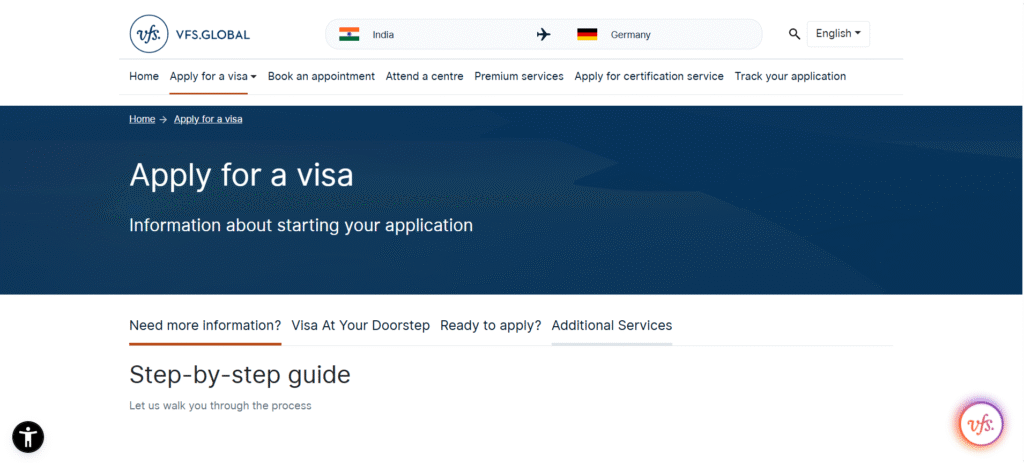 VFS Global Site