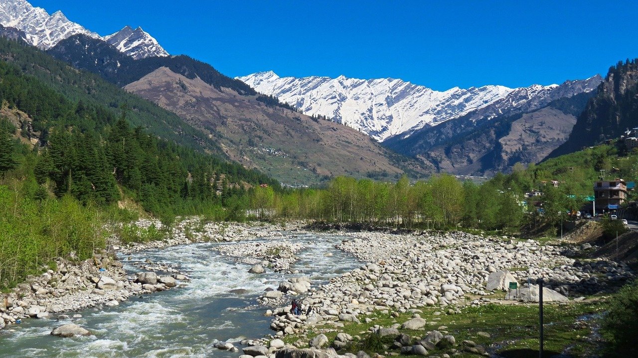 manali, himachal pradesh, india, landscape, himalayas, mountains, nature, travel