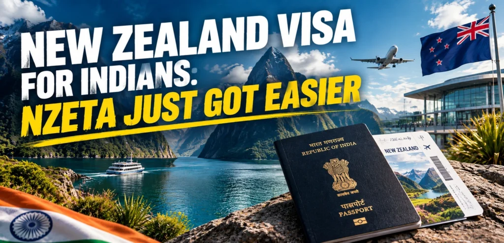New Zealand Visa for Indians: NZeTA Just Got Easier